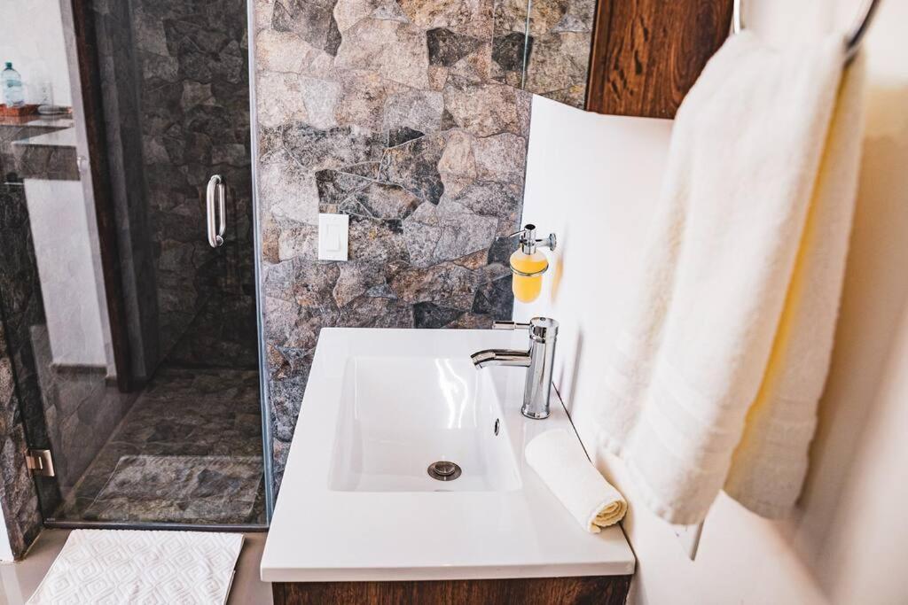 Vila Cabana El Alamo Con Jacuzzi Valle de Guadalupe Exteriér fotografie