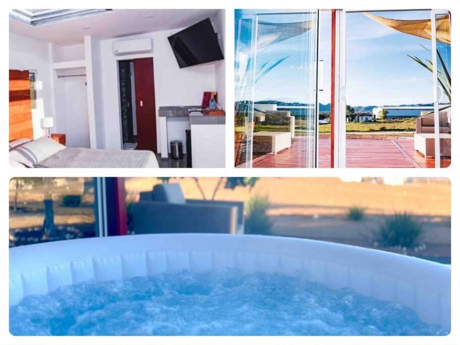 Vila Cabana El Alamo Con Jacuzzi Valle de Guadalupe Exteriér fotografie