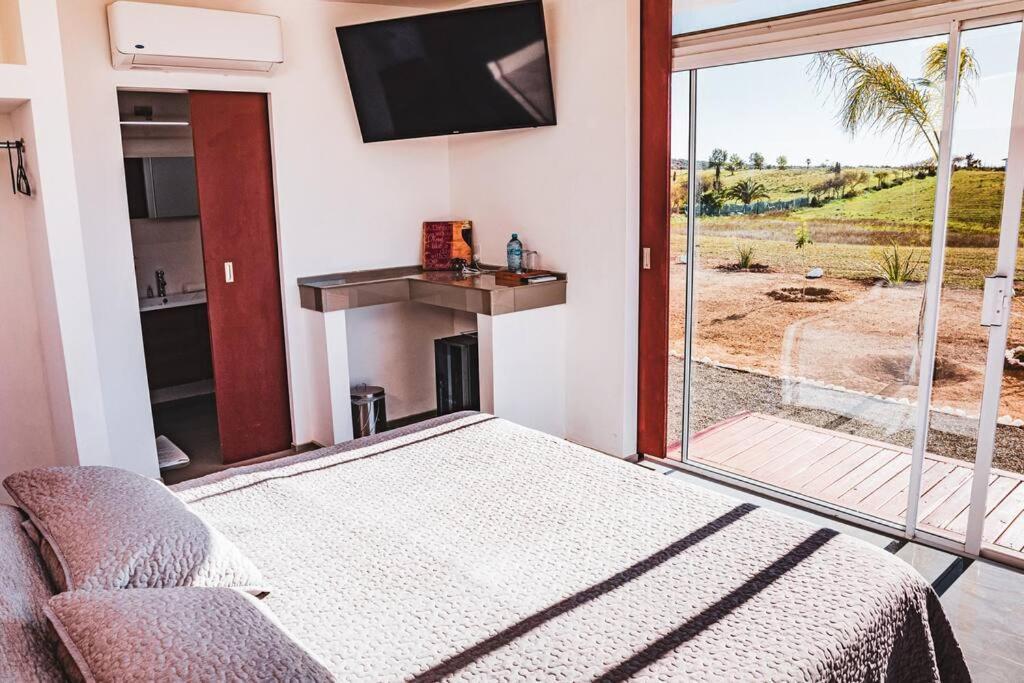 Vila Cabana El Alamo Con Jacuzzi Valle de Guadalupe Exteriér fotografie