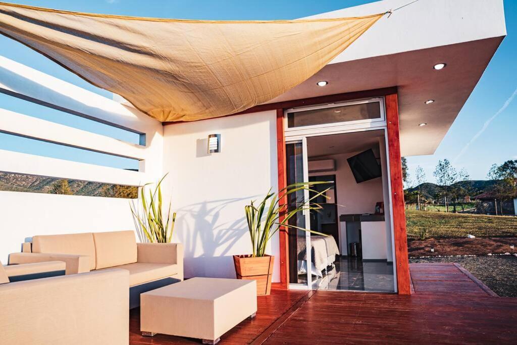 Vila Cabana El Alamo Con Jacuzzi Valle de Guadalupe Exteriér fotografie