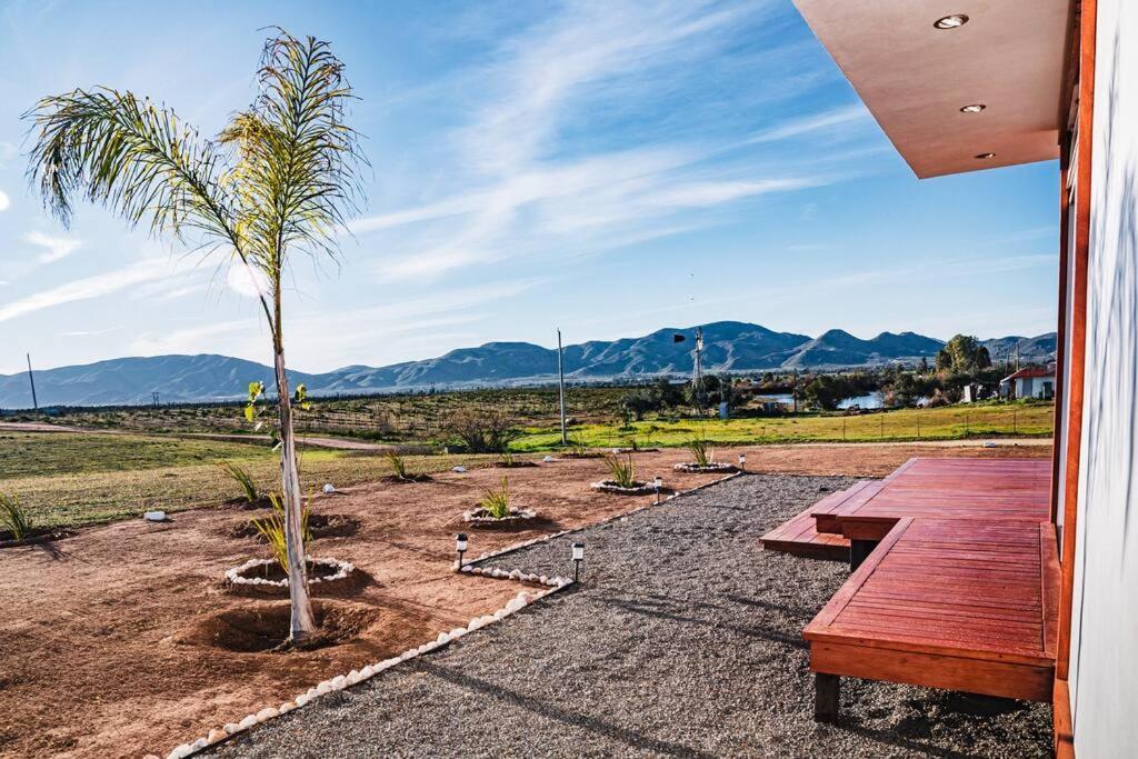 Vila Cabana El Alamo Con Jacuzzi Valle de Guadalupe Exteriér fotografie