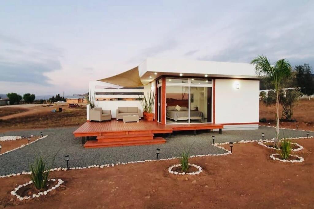 Vila Cabana El Alamo Con Jacuzzi Valle de Guadalupe Exteriér fotografie