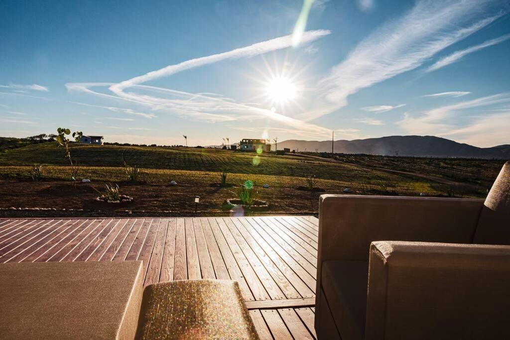 Vila Cabana El Alamo Con Jacuzzi Valle de Guadalupe Exteriér fotografie