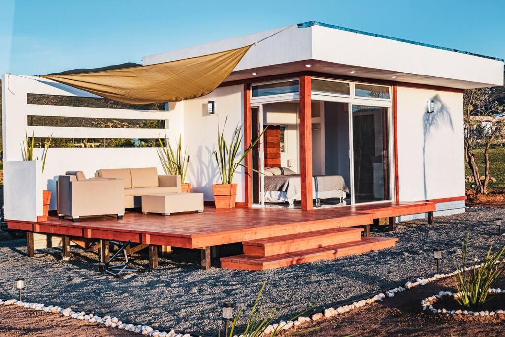 Vila Cabana El Alamo Con Jacuzzi Valle de Guadalupe Exteriér fotografie